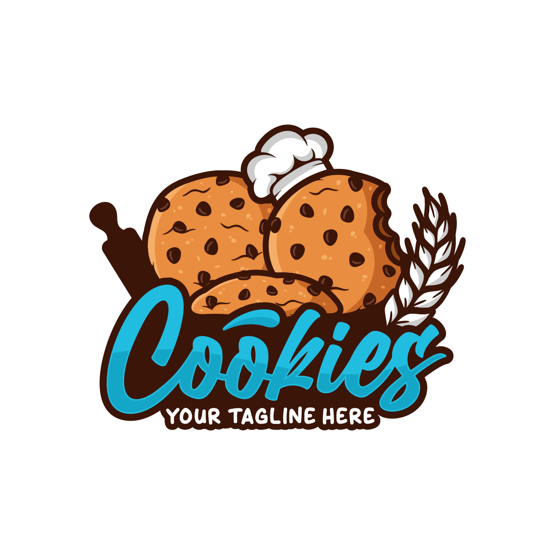 Cookies vector design premium logo 5513321 Vector Art at Vecteezy