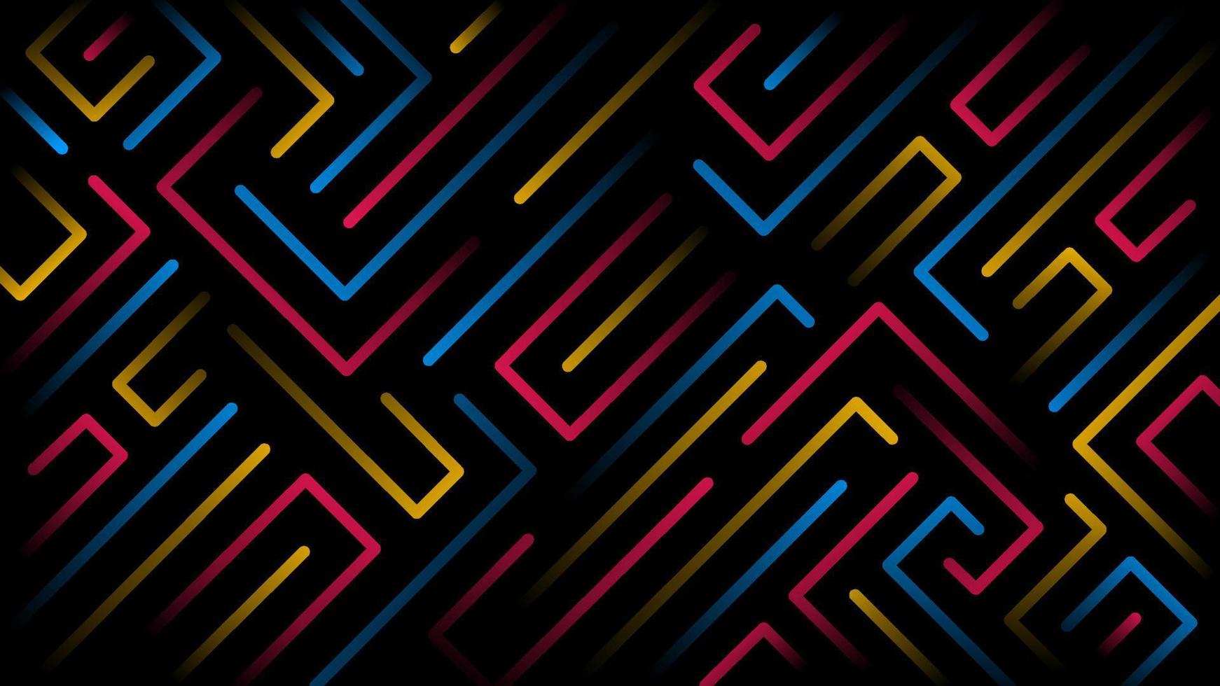 Geometric abstract background pattern design vector