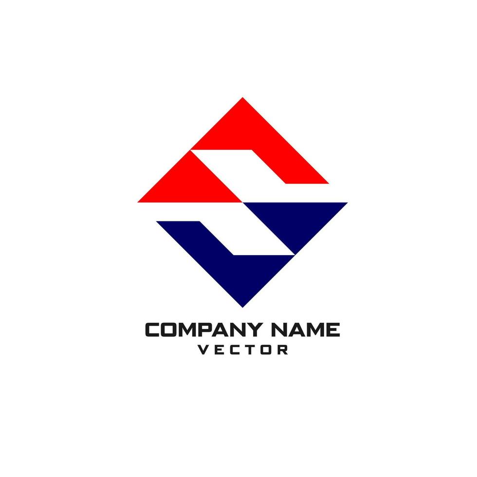 diseño de logotipo de letra s geométrica vector