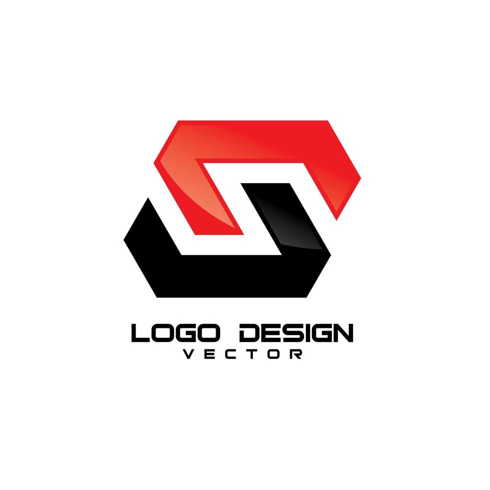 icono del logotipo de la letra s vector