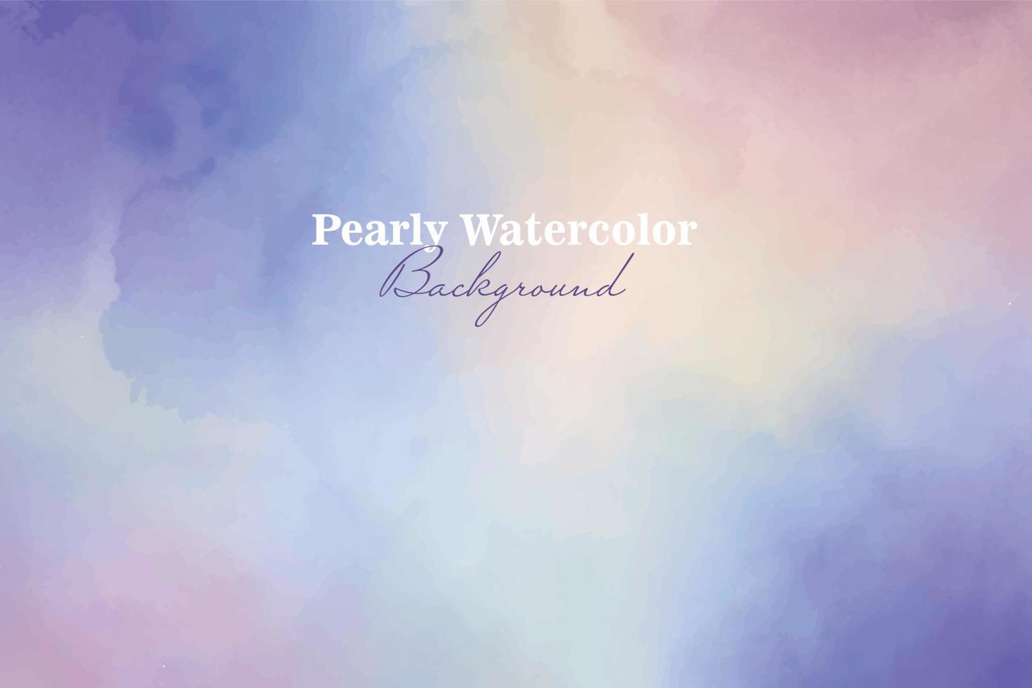 Pearly Watercolor Background vector