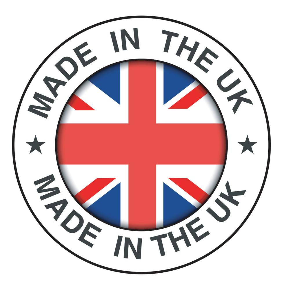Made in UK 3D icon, vector england button. 5514892 Vector Art at Vecteezy
