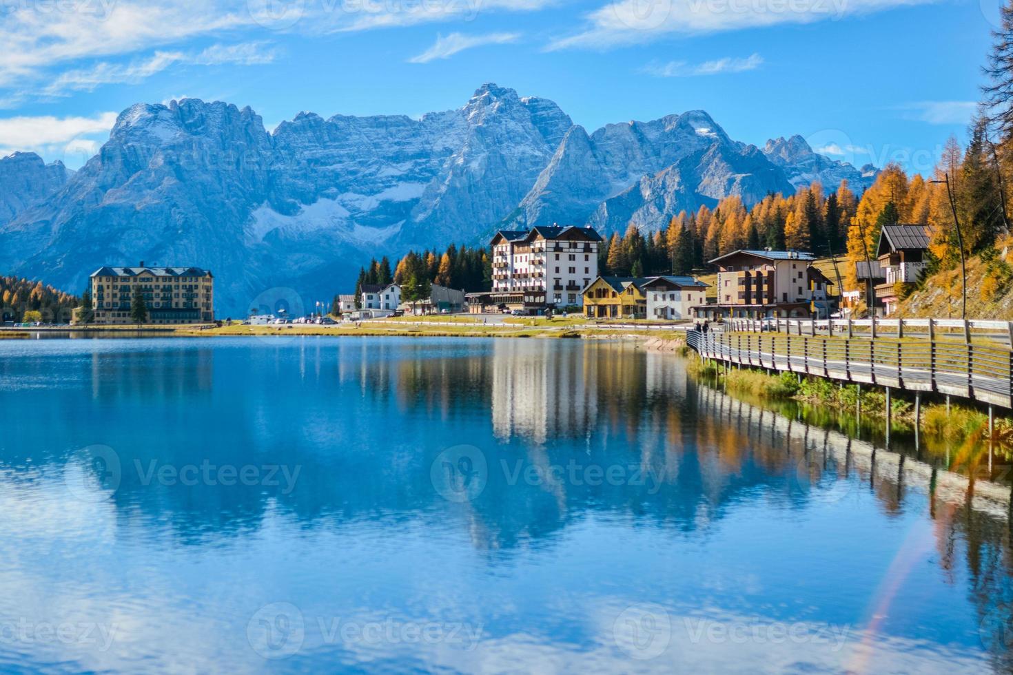 Lake Mountains Landscape Italy photo