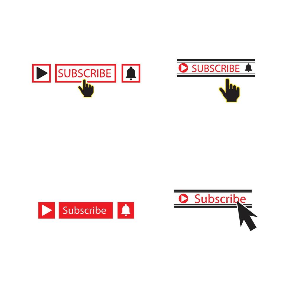 Subscribe button icon. Vector illustration. Business concept subscribe pictogram.