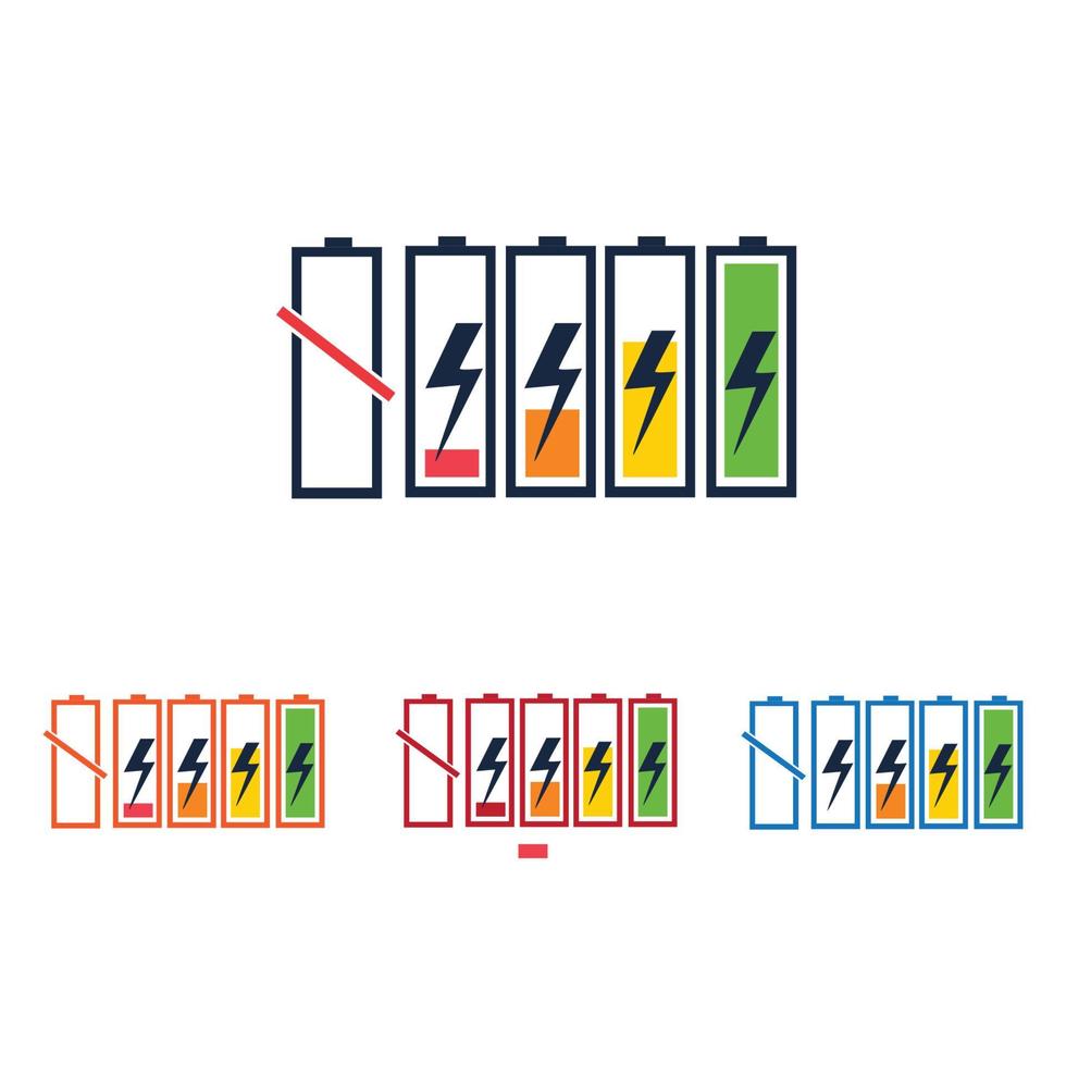 Battery charge icon vector