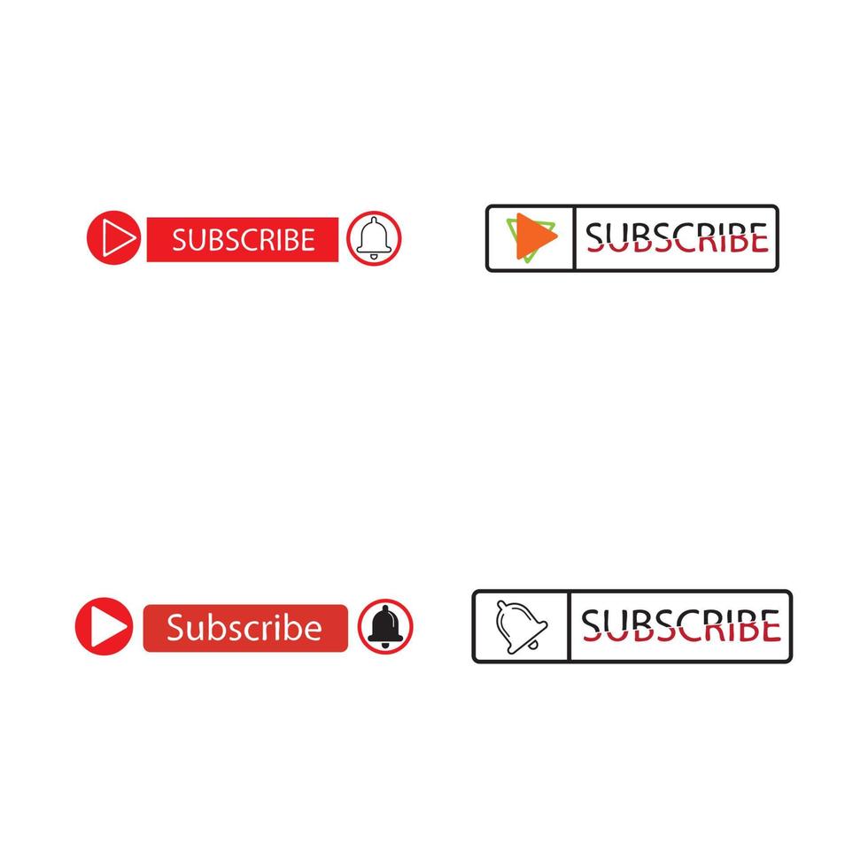 Subscribe button icon. Vector illustration. Business concept subscribe pictogram.