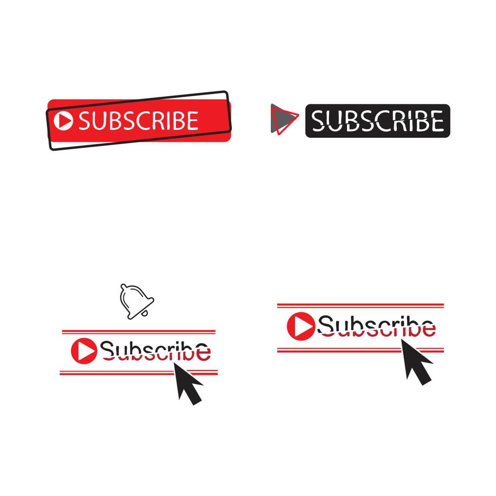 Subscribe button icon. Vector illustration. Business concept subscribe pictogram.