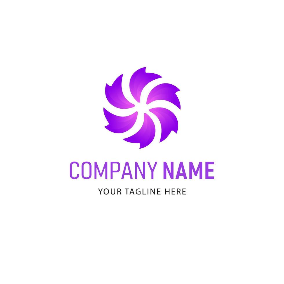 Colorful Logo Design Abstract And Gradient Style vector