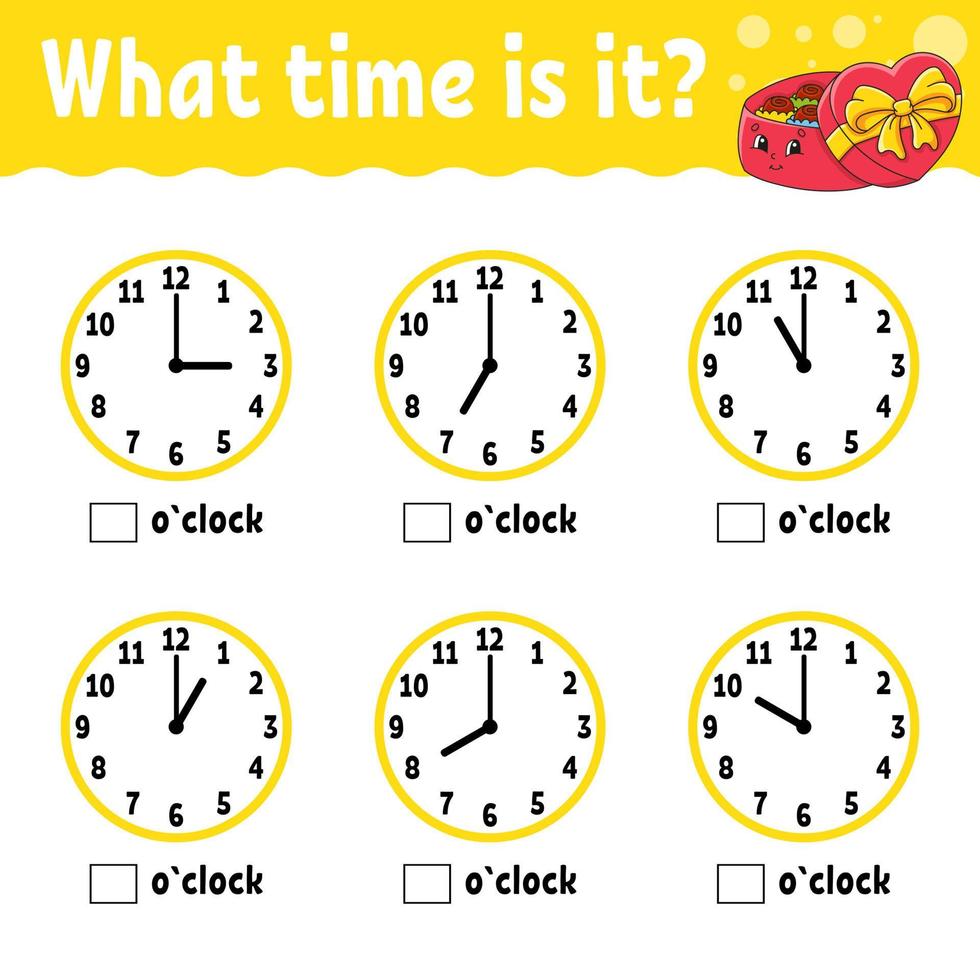 Juego aprender reloj