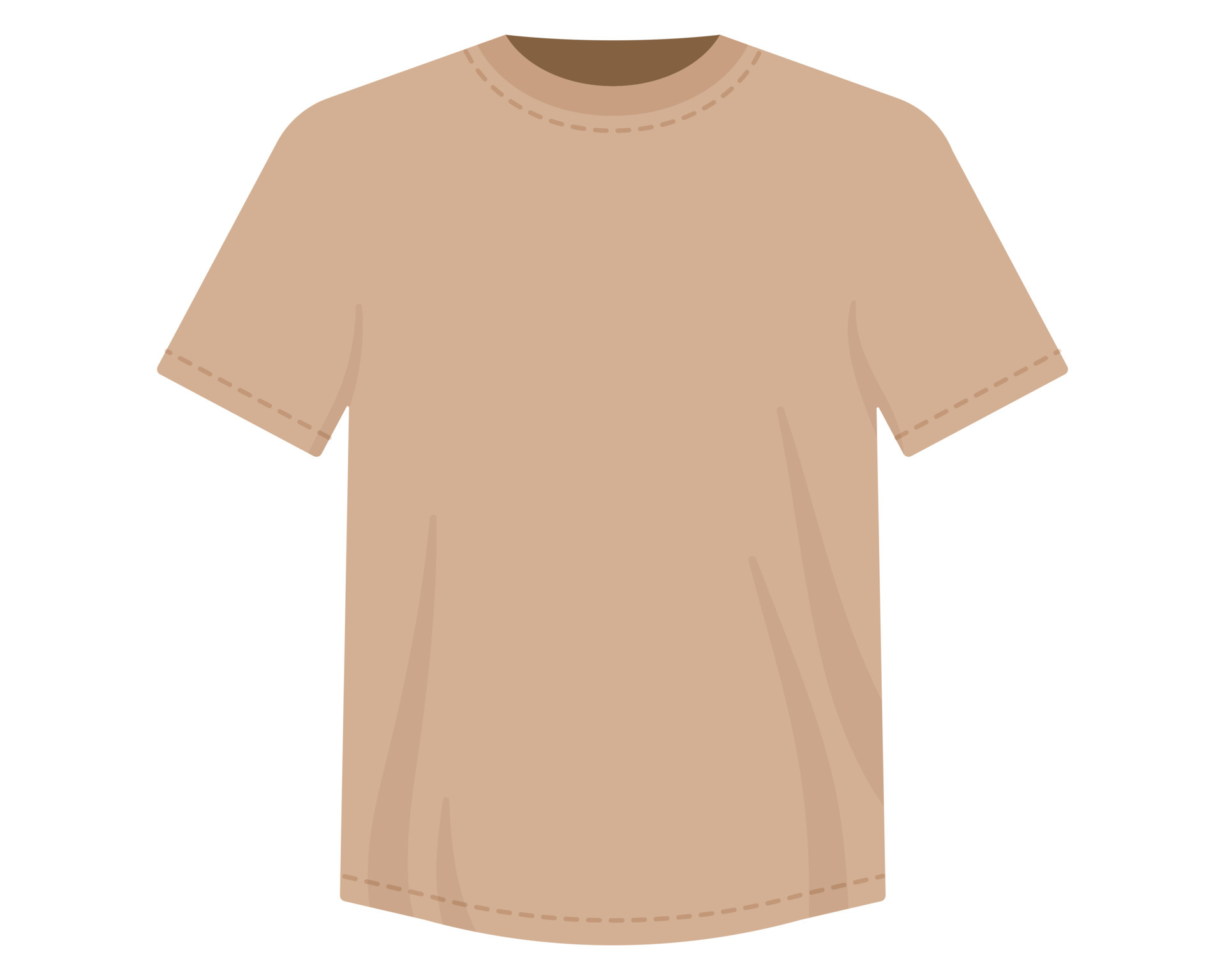 Beige knitted tshirt, military uniform. 5517075 Vector Art at Vecteezy