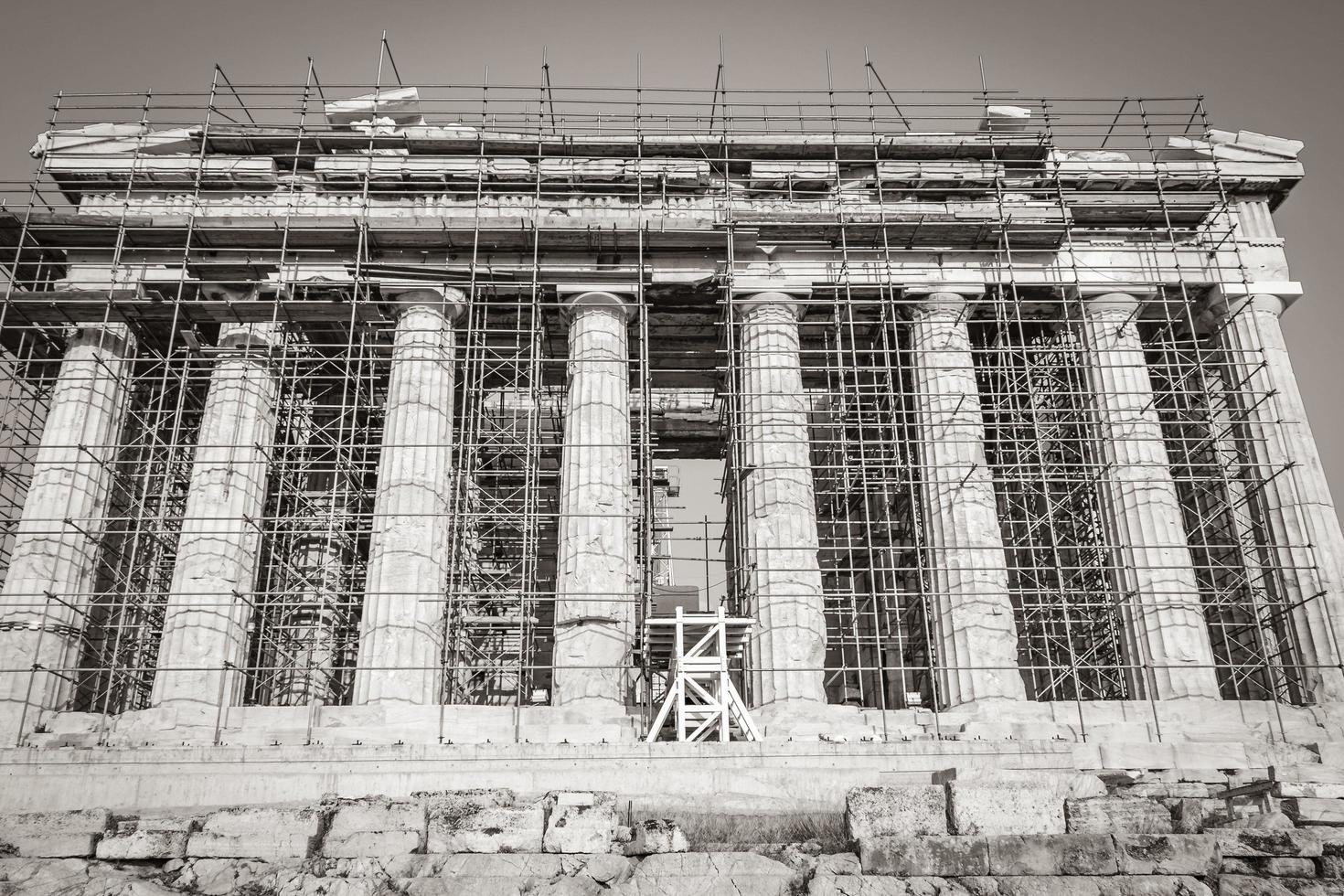 Athens Greece 04. October 2018 Acropolis of Athens ruins Parthenon Greeces capital Athens in Greece. photo