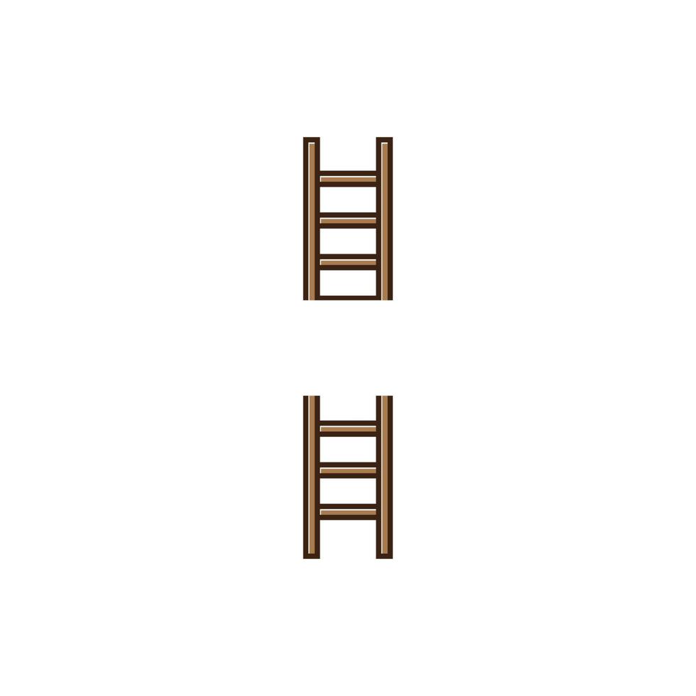ladder simple modern  logo vector icon design illustration