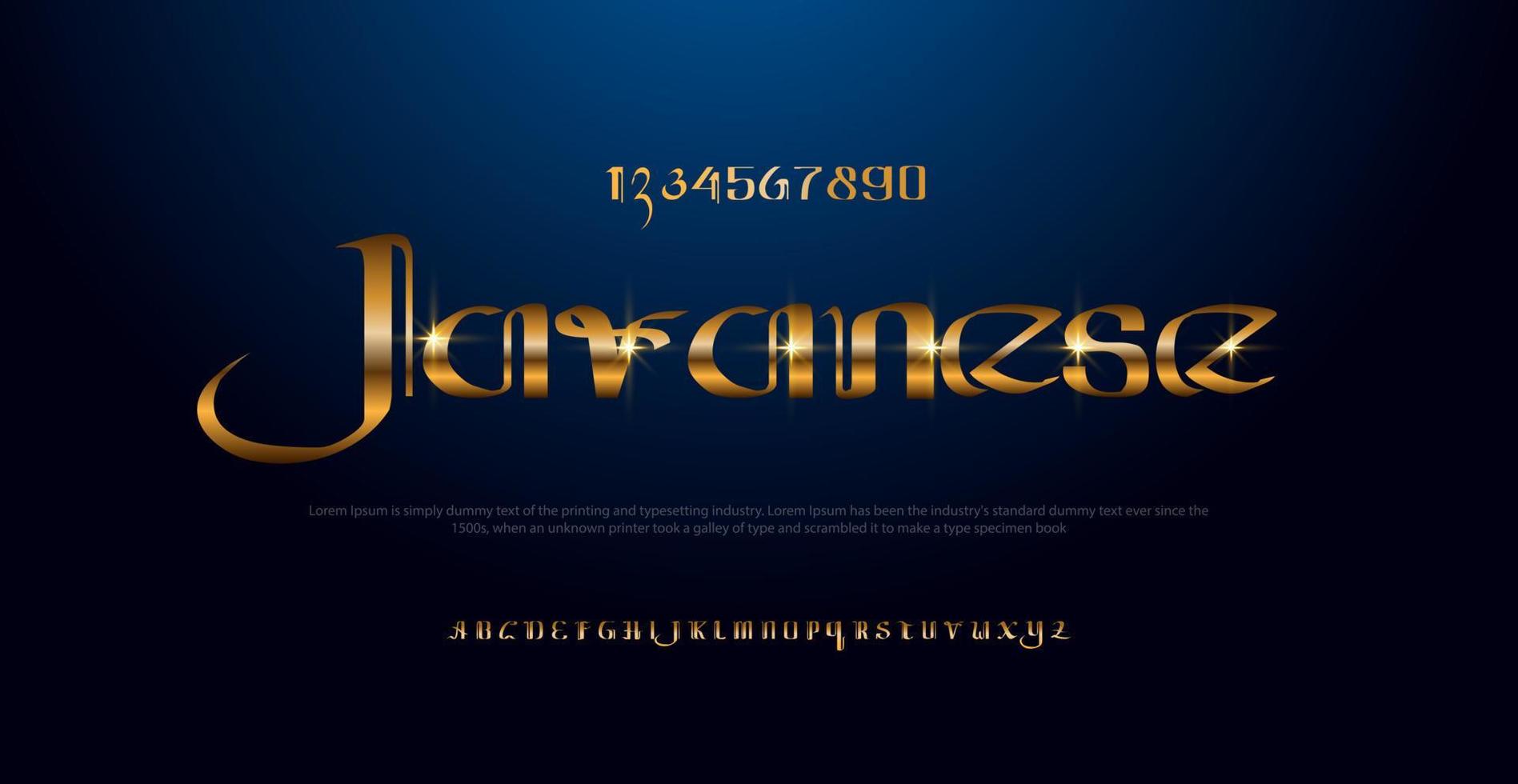 Modern Alphabet Font. Typography urban style fonts for technology, digital, movie logo design. vector illustration