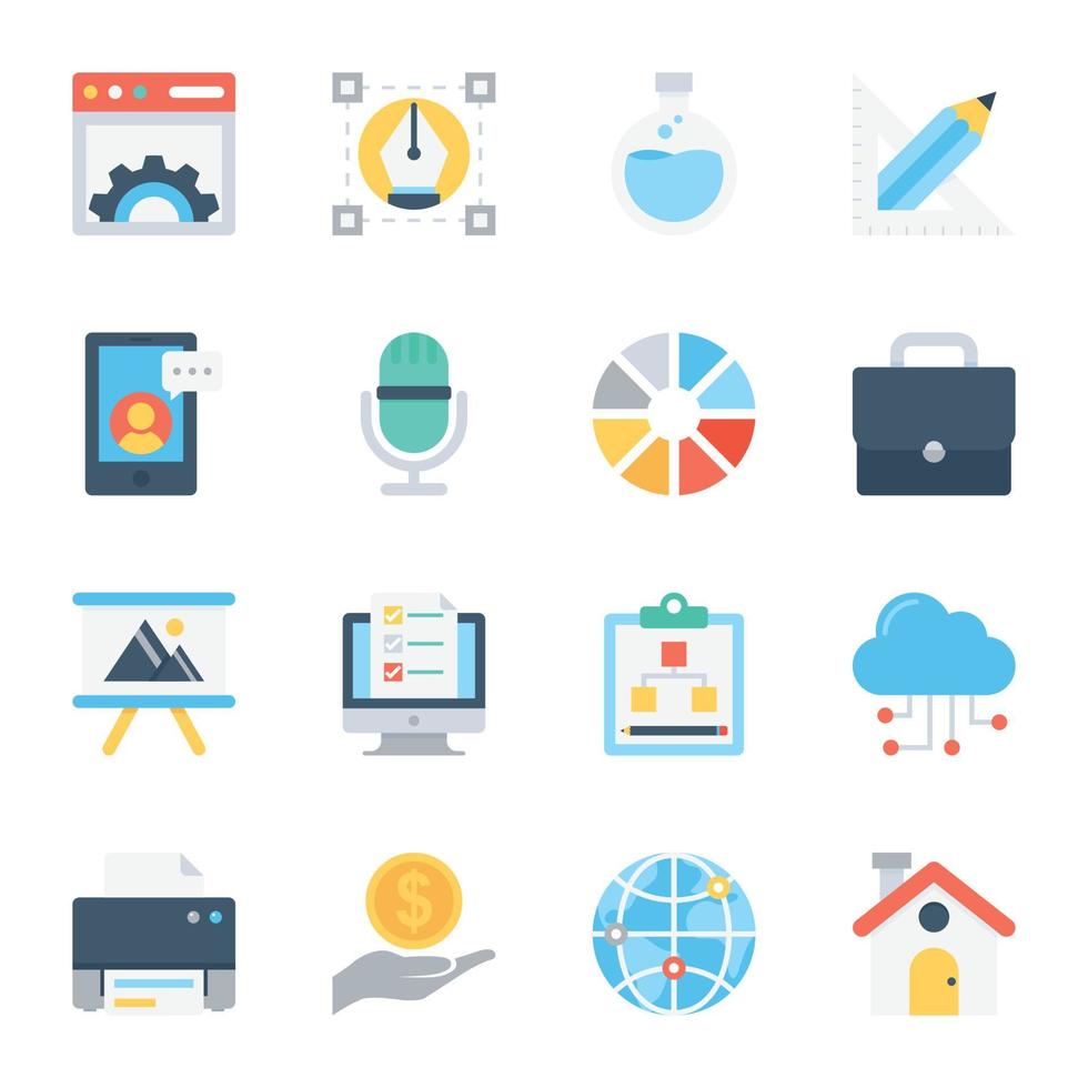 Trendy Drawing Concepts vector