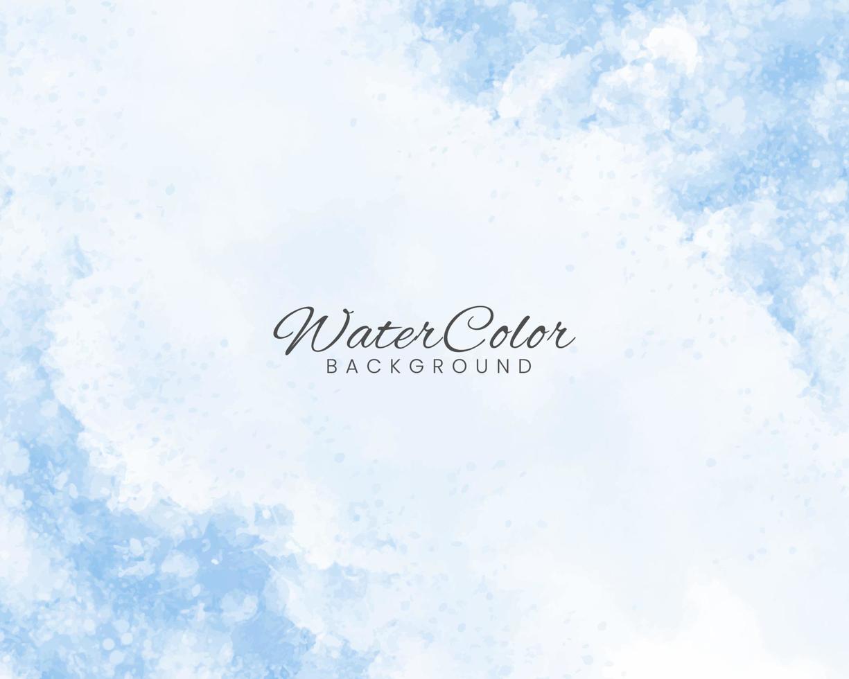 Abstract splashed watercolor textured background vector