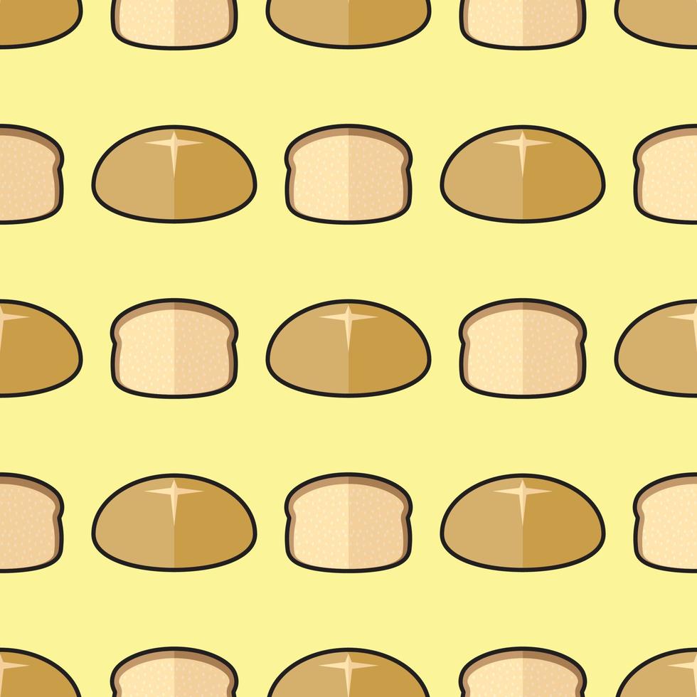 Hot cross bun pattern vector
