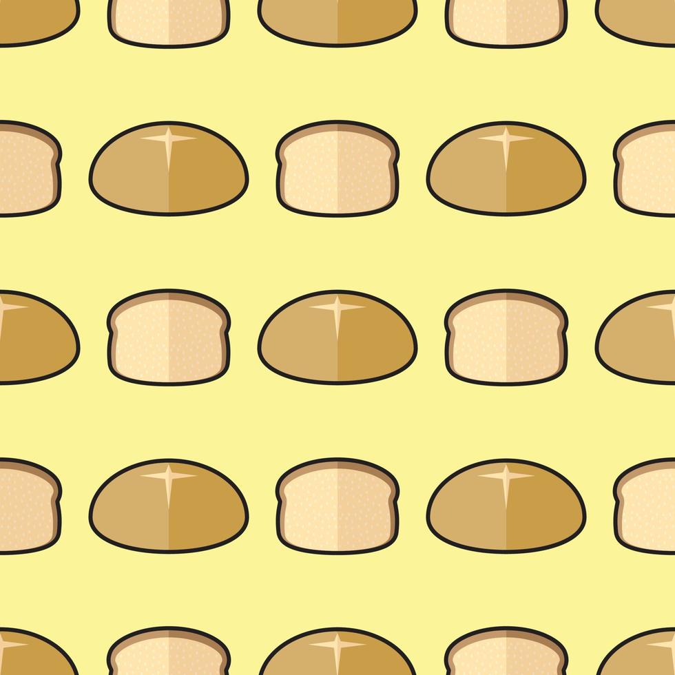 Hot cross bun pattern vector