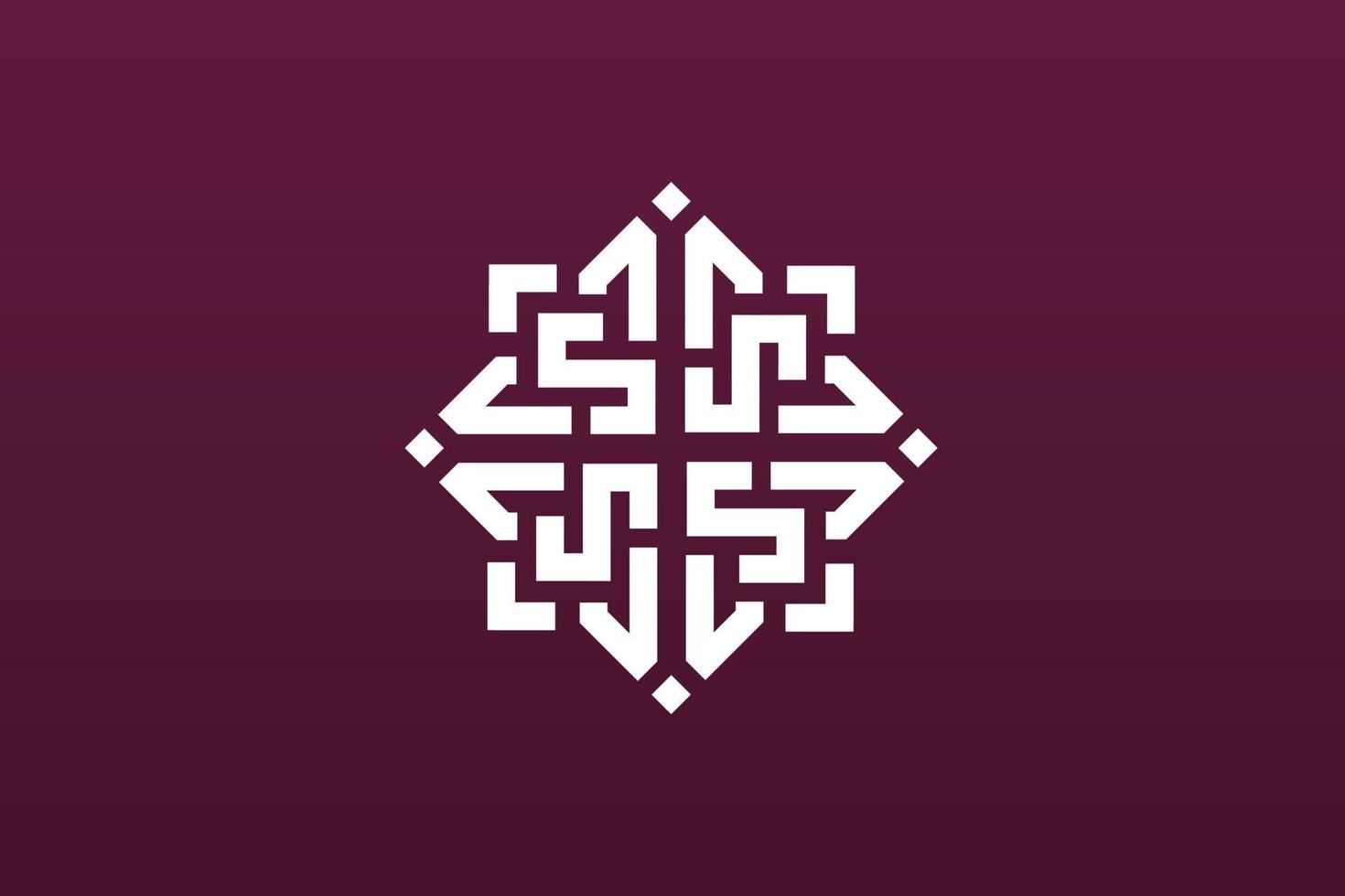 Vector Mandala Simple, with modern style, and simple colors concept.