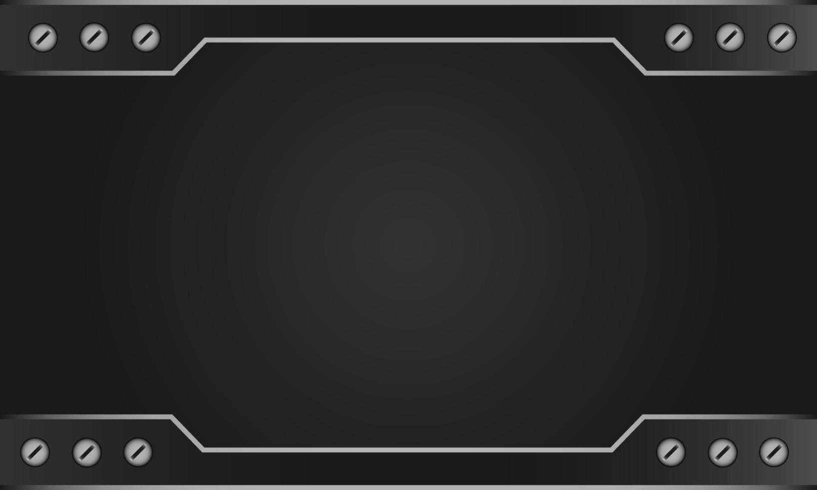 Illustration Vector Graphic of Metal Construction Background with Copy Space and silver color. Suitable for game background, industrial background, etc.