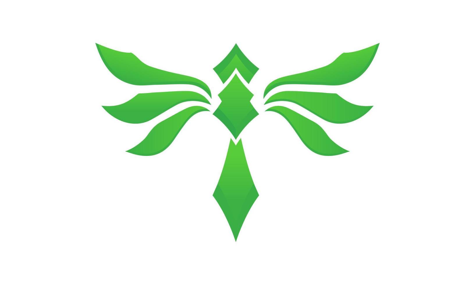 Illustration vector graphic of dragonfly and arrow.