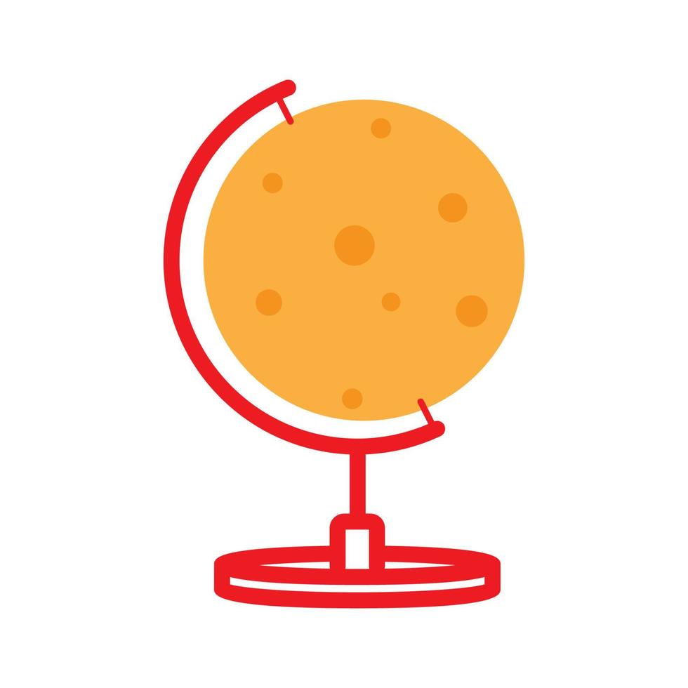 globe with cheese logo symbol icon vector graphic design illustration idea creative
