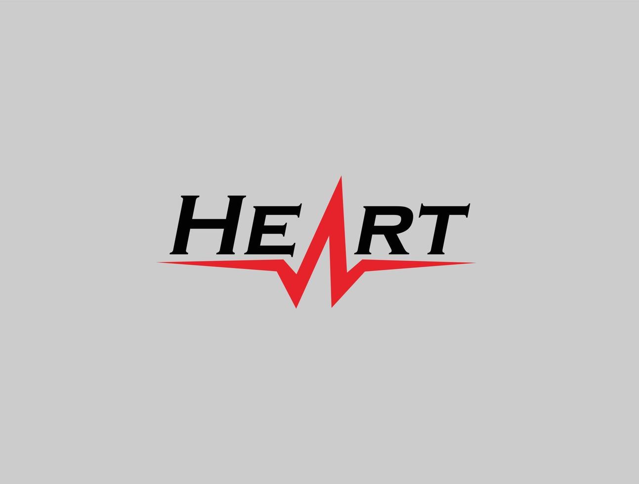 corazón señal salud doctor médico hospital investigación logo vector
