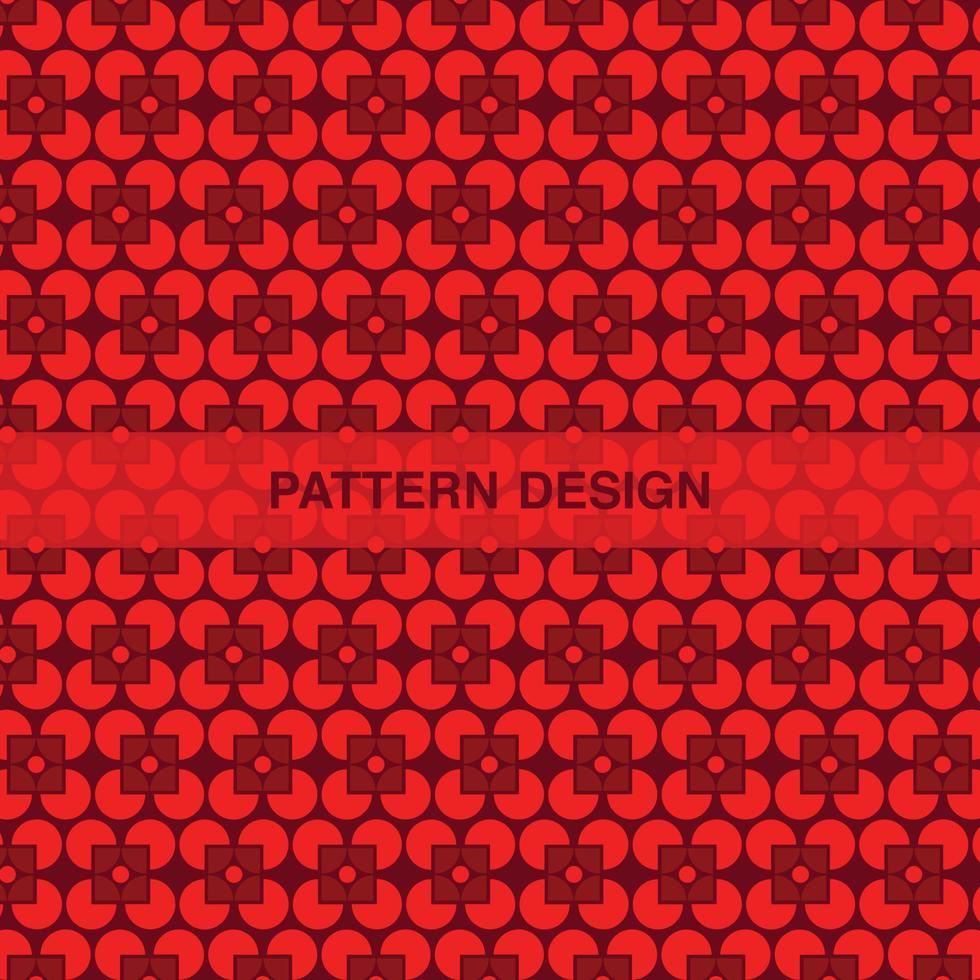 Red seamless pattern design vector