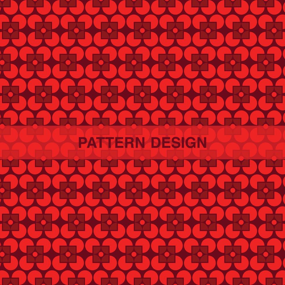 Red seamless pattern design vector