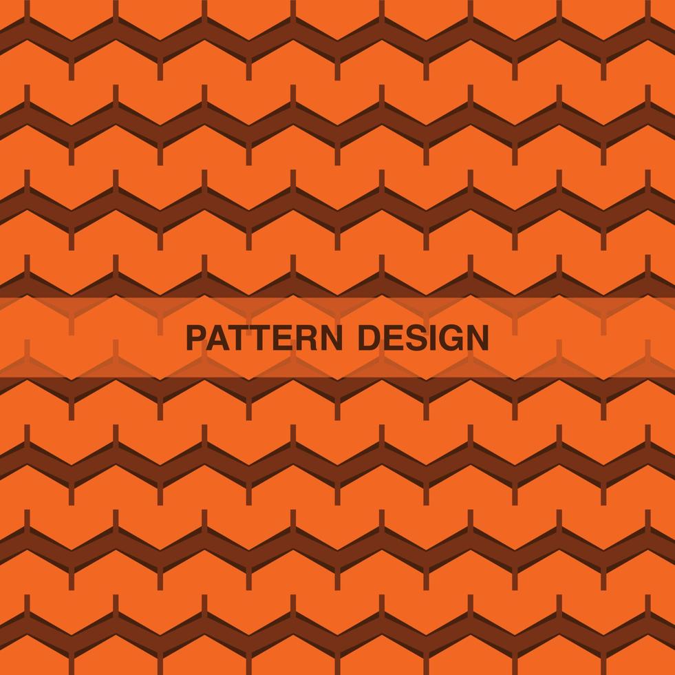 Orange seamless pattern design vector