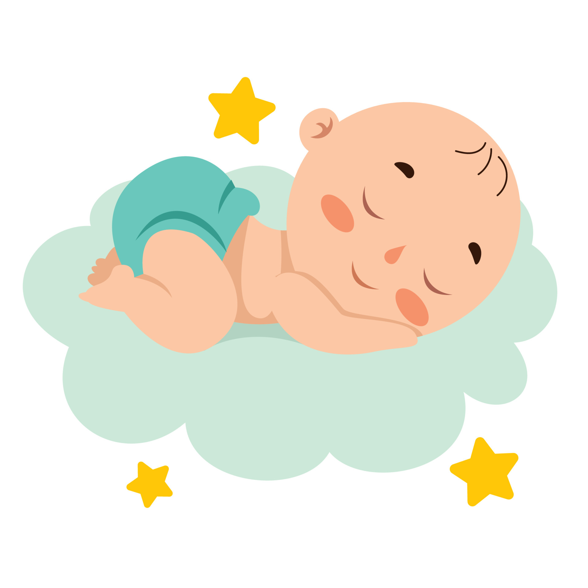Cartoon Drawing Of A Newborn Baby Character 5520126 Vector Art at Vecteezy