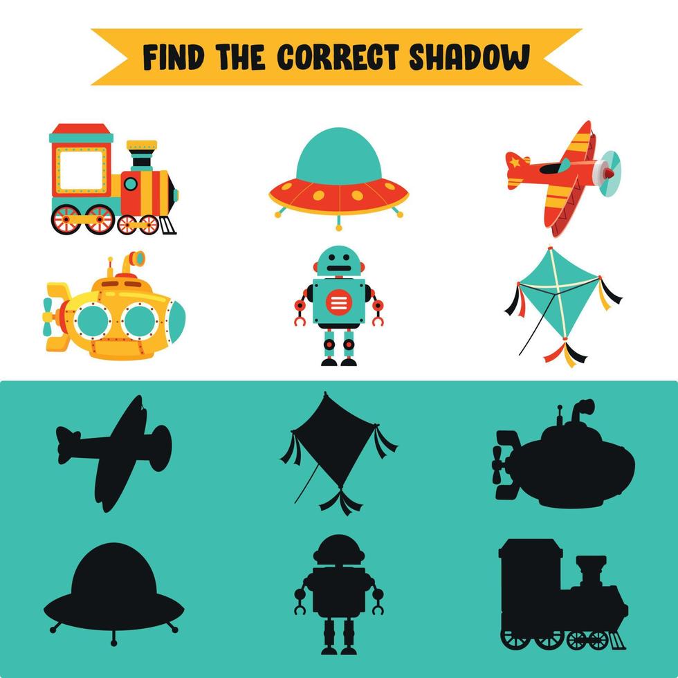 Find The Correct Shadow Activity vector