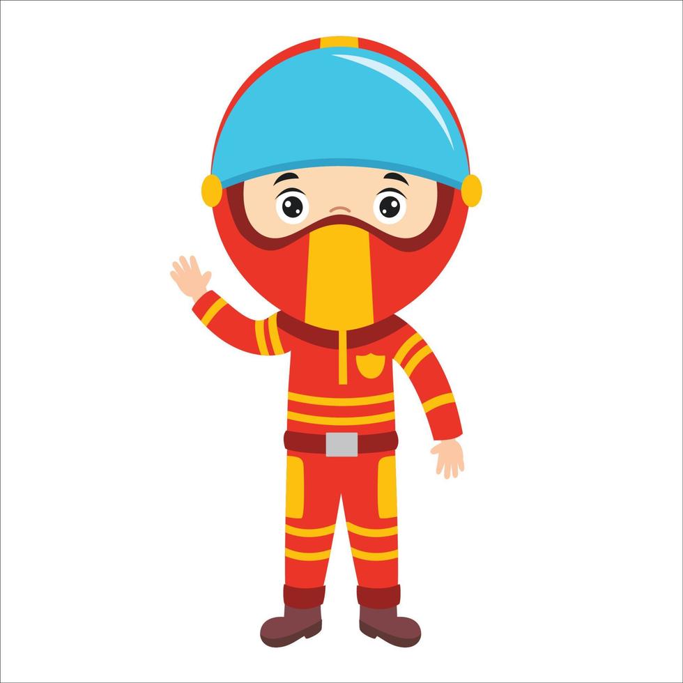 Cartoon Drawing Of A Racer vector