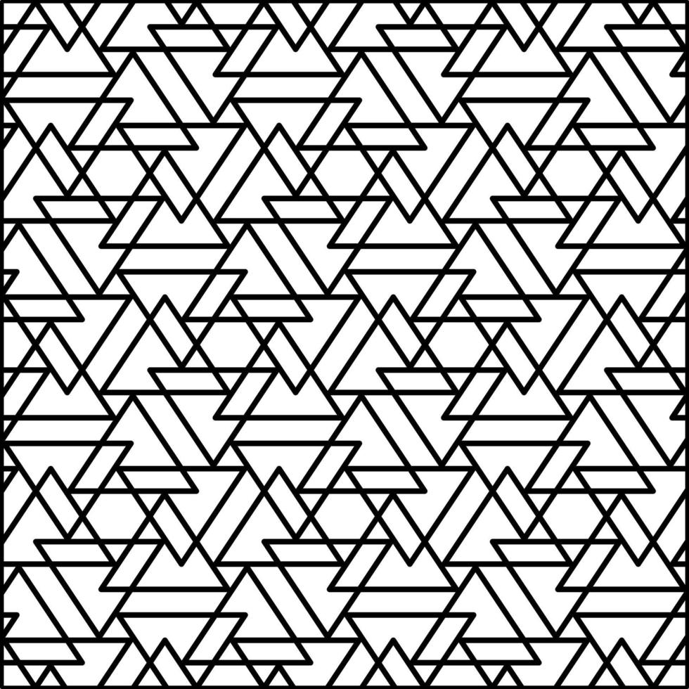 abstract black white shape seamless pattern perfect for background or wallpaper vector