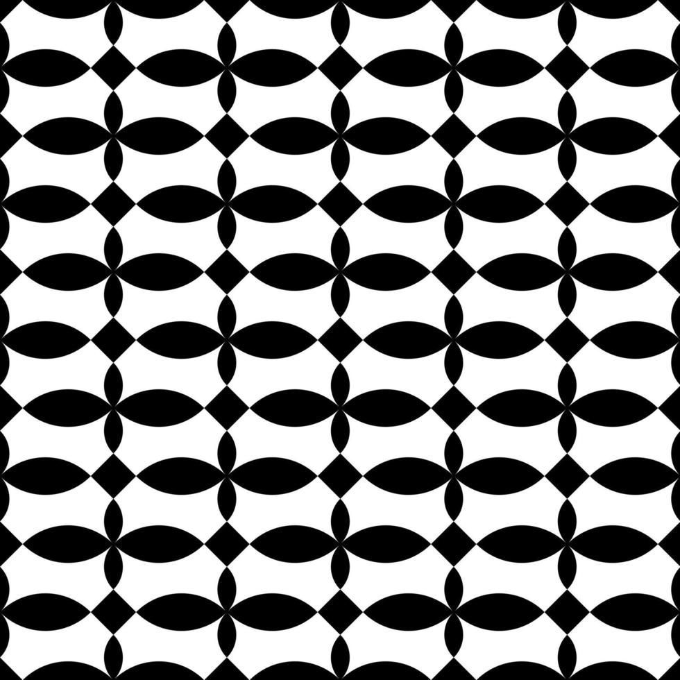 abstract black shape tile seamless pattern perfect for background or wallpaper vector