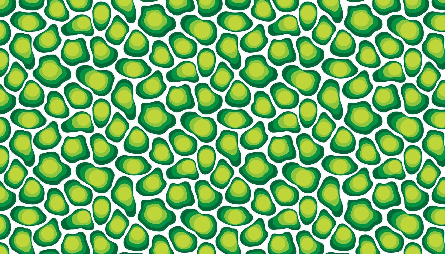 patrón de capa de células de planta verde abstracto vector