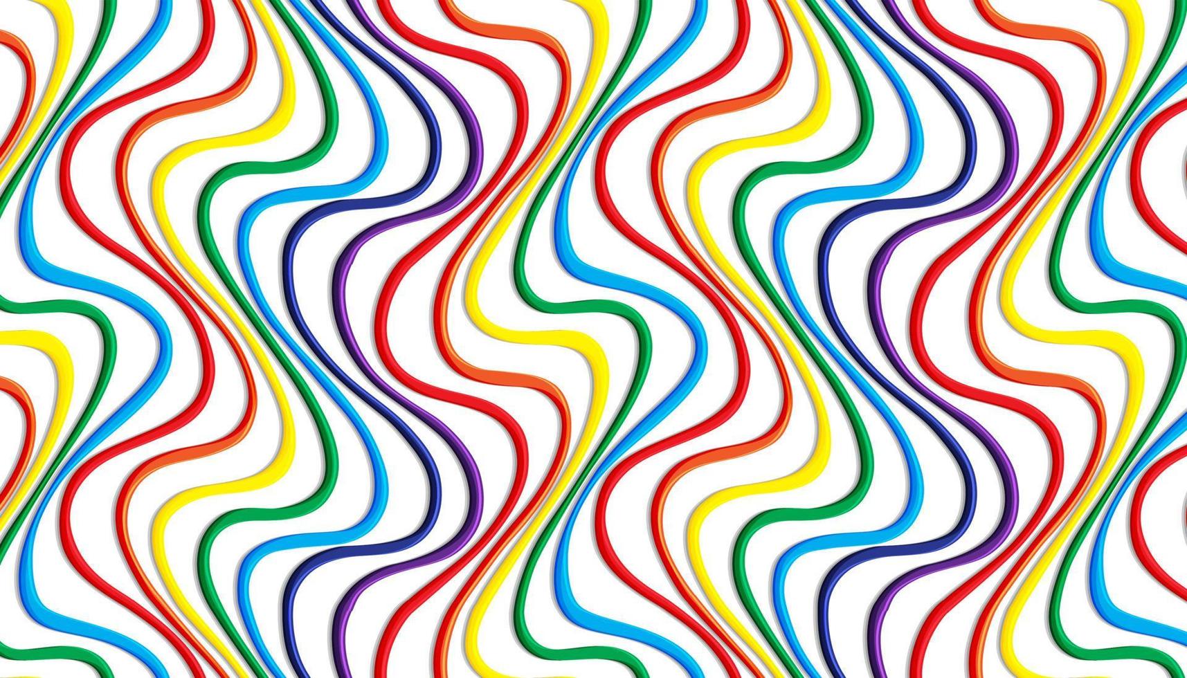 Rainbow background colors. Abstract lines pattern . vector