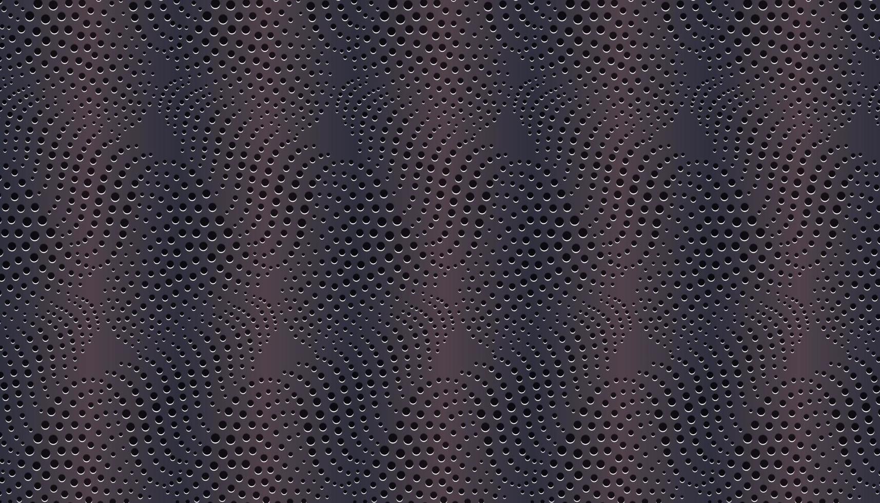 fondo de malla de textura de patrón perforado de metal. vector