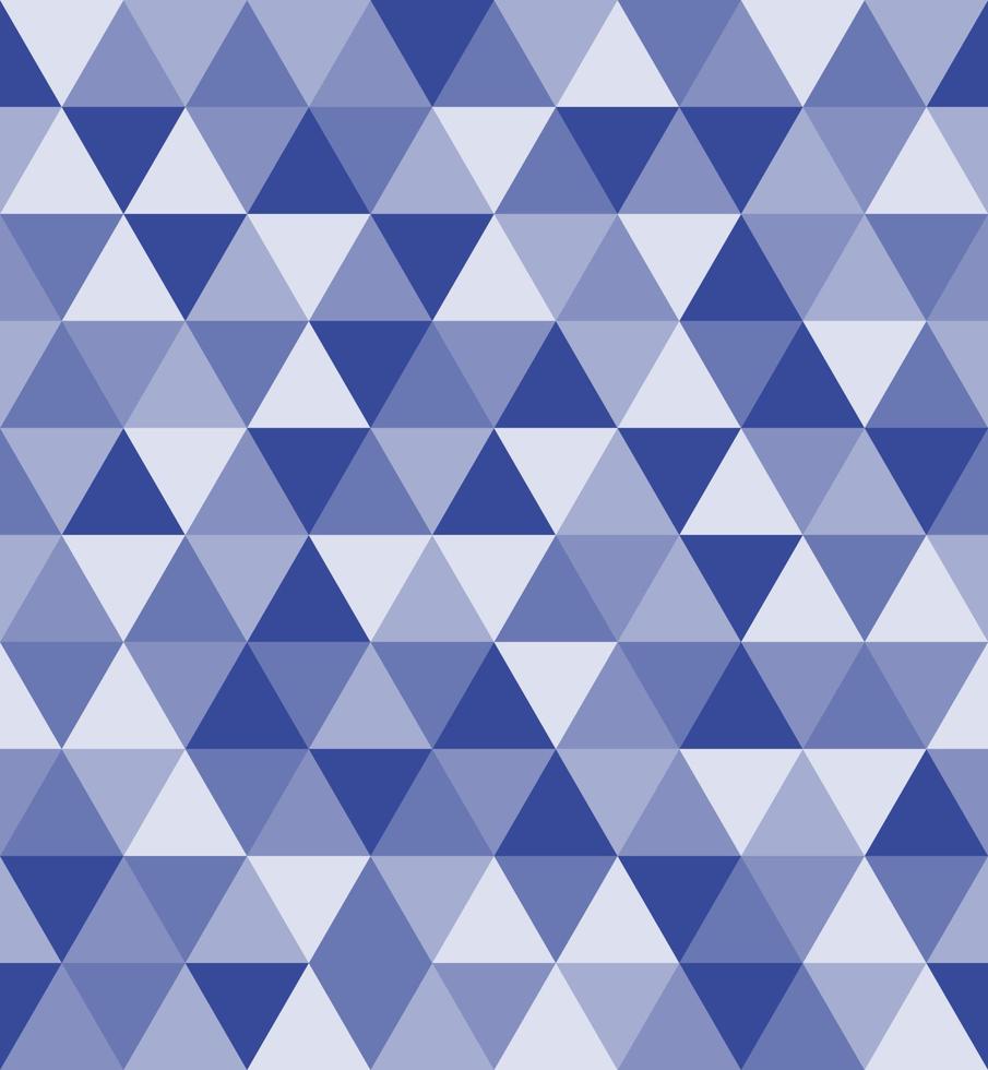 patrón sin costuras de vector de triángulo retro. fondo festivo, alegre de formas geométricas. textura abstracta para envolver, papel pintado, textil, folleto. telón de fondo de mosaico púrpura