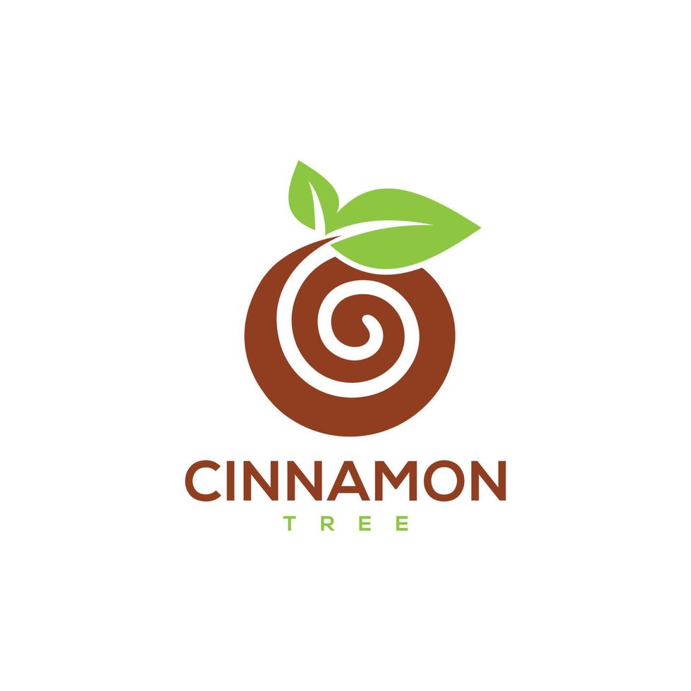 cinnamon tree Logo icon vector image