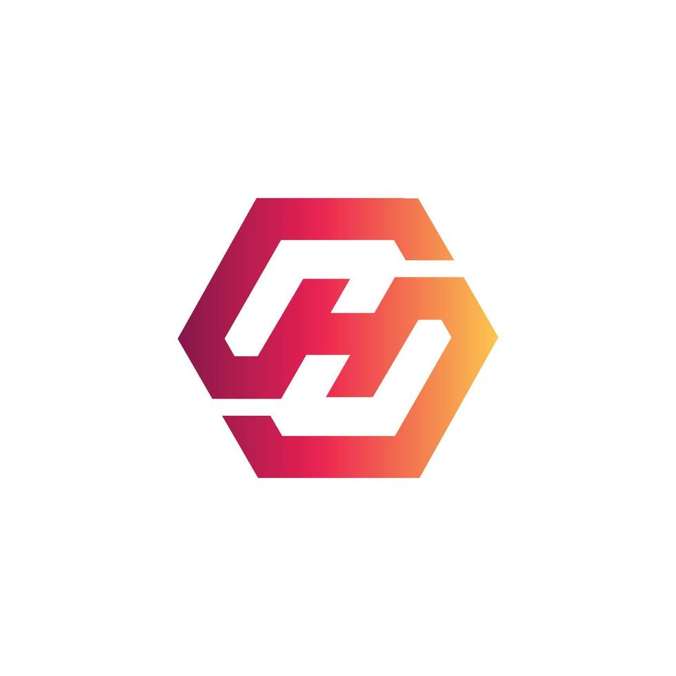 Letter H logo icon and vector image