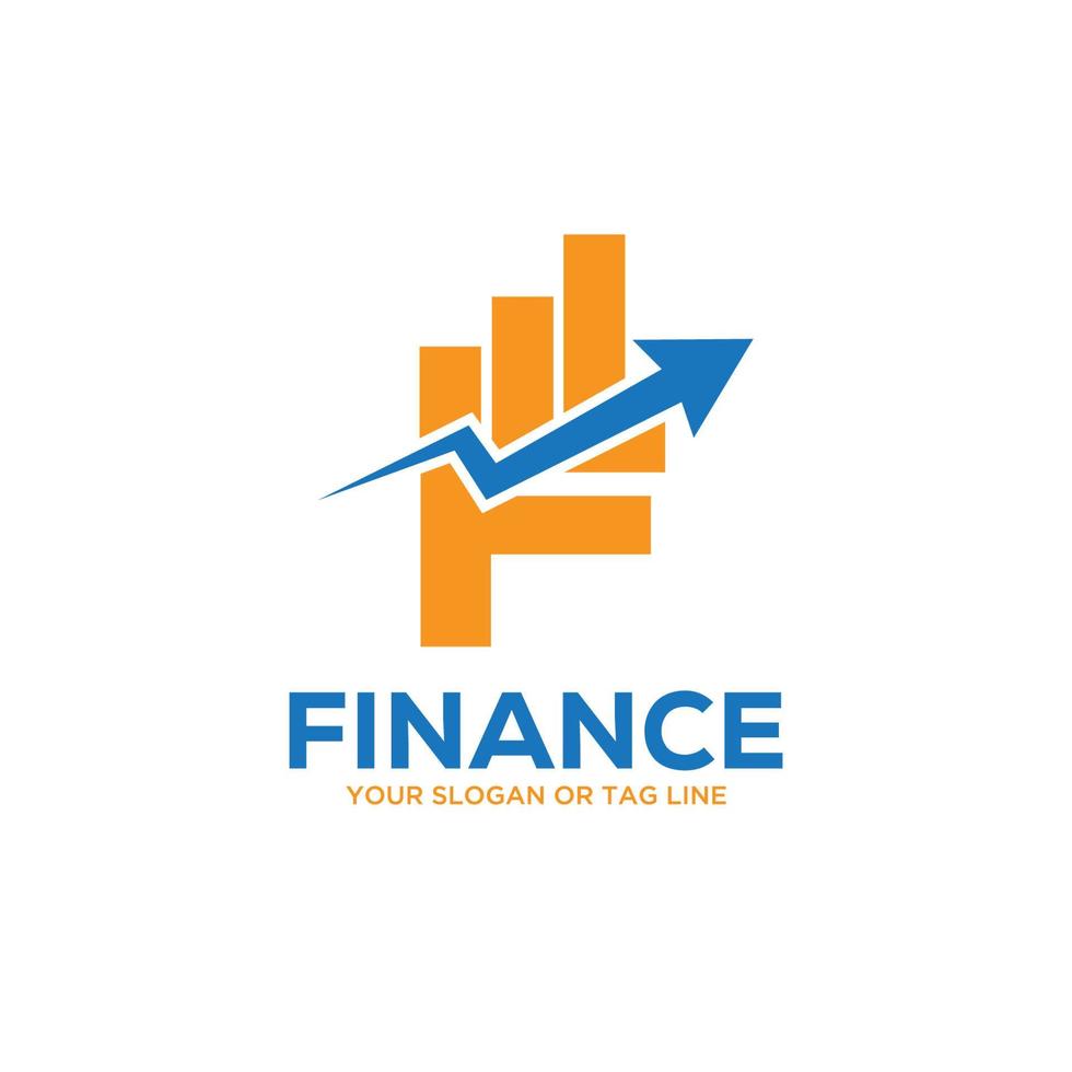 Letter F Finance Business and Accounting Logo vector