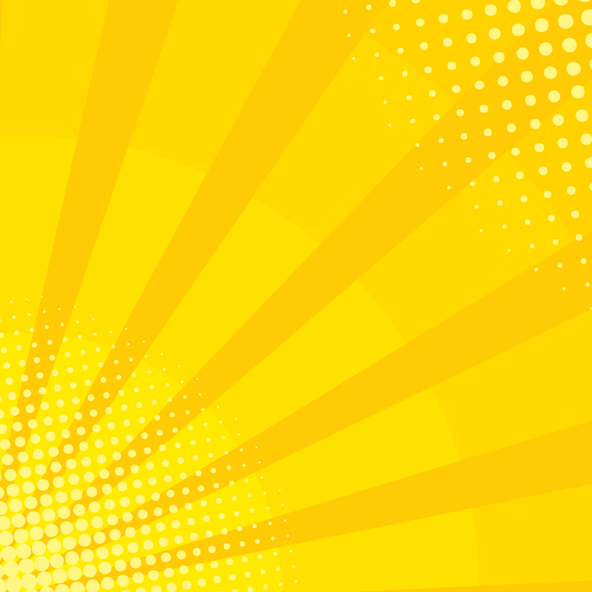 Fondo amarillo de explosión cómica con trama de semitonos 5521339