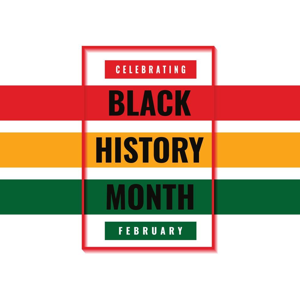 Black history month celebrate. vector illustration design graphic Black history month, graphic background