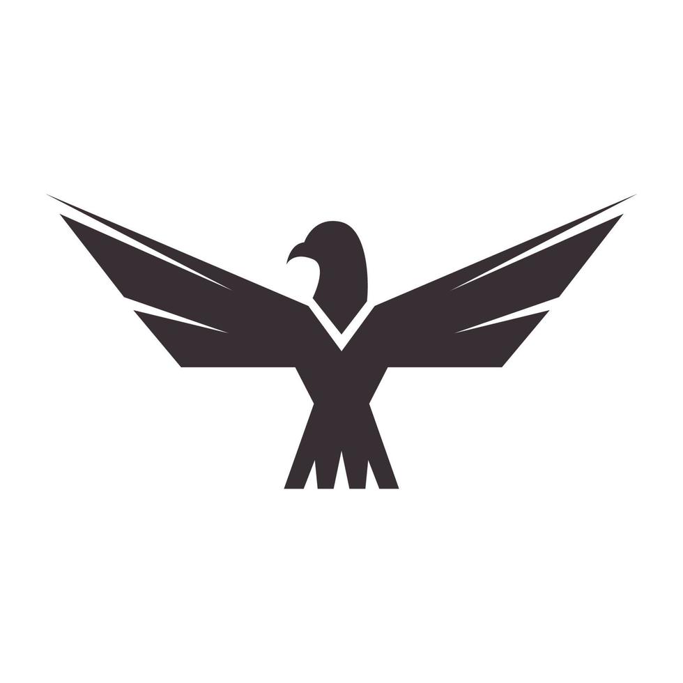 modern shape bird fly falcon logo symbol icon vector graphic design illustration idea creative