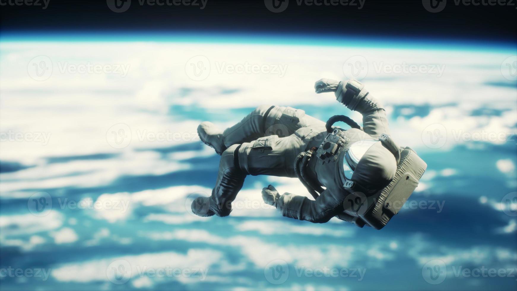 Astronaut in outer space Elements of this image furnished by NASA photo