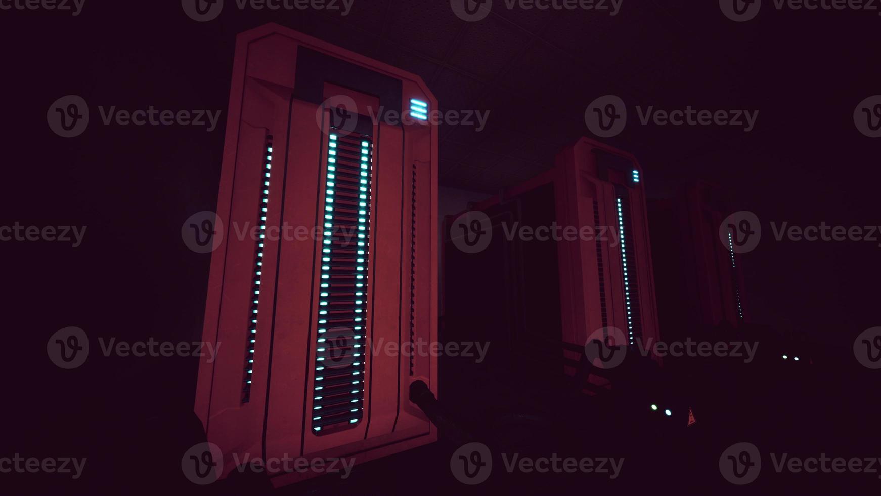cryptocurrency mining farm using computer graphic cards photo