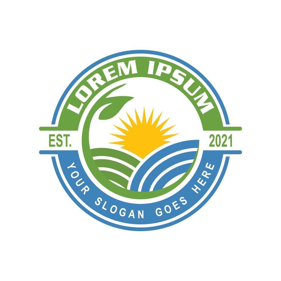 farm logo , agriculture logo vector