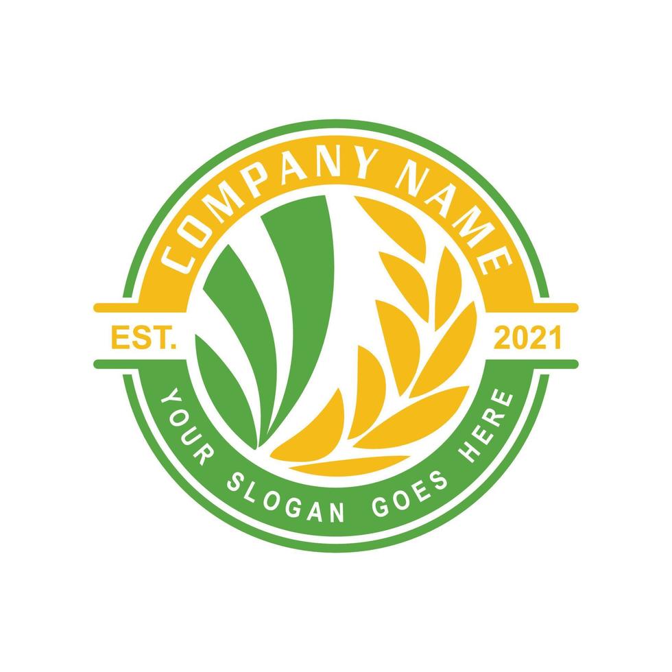 farm logo , agriculture logo vector