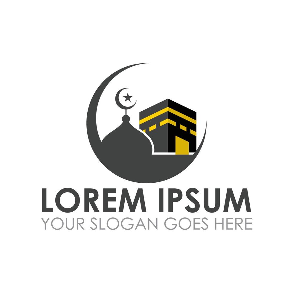 hajj vector , makkah logo vector