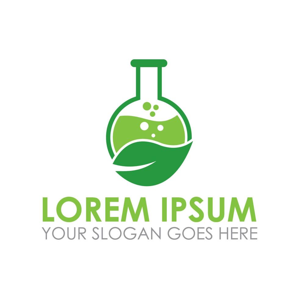 nature lab vector , laboratory logo